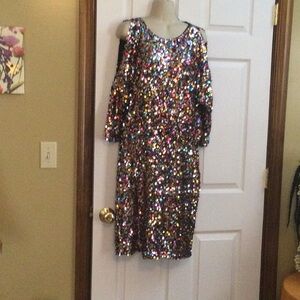 Boston Proper Sequined Dress NWOT